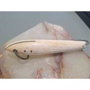 Vintage Japanese Bone Fishing Lure Made In Japan 6” Saltwater Trolling 40s-50s
